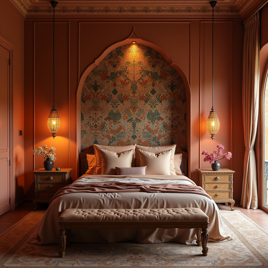 bedroom wallpaper accent walls 32