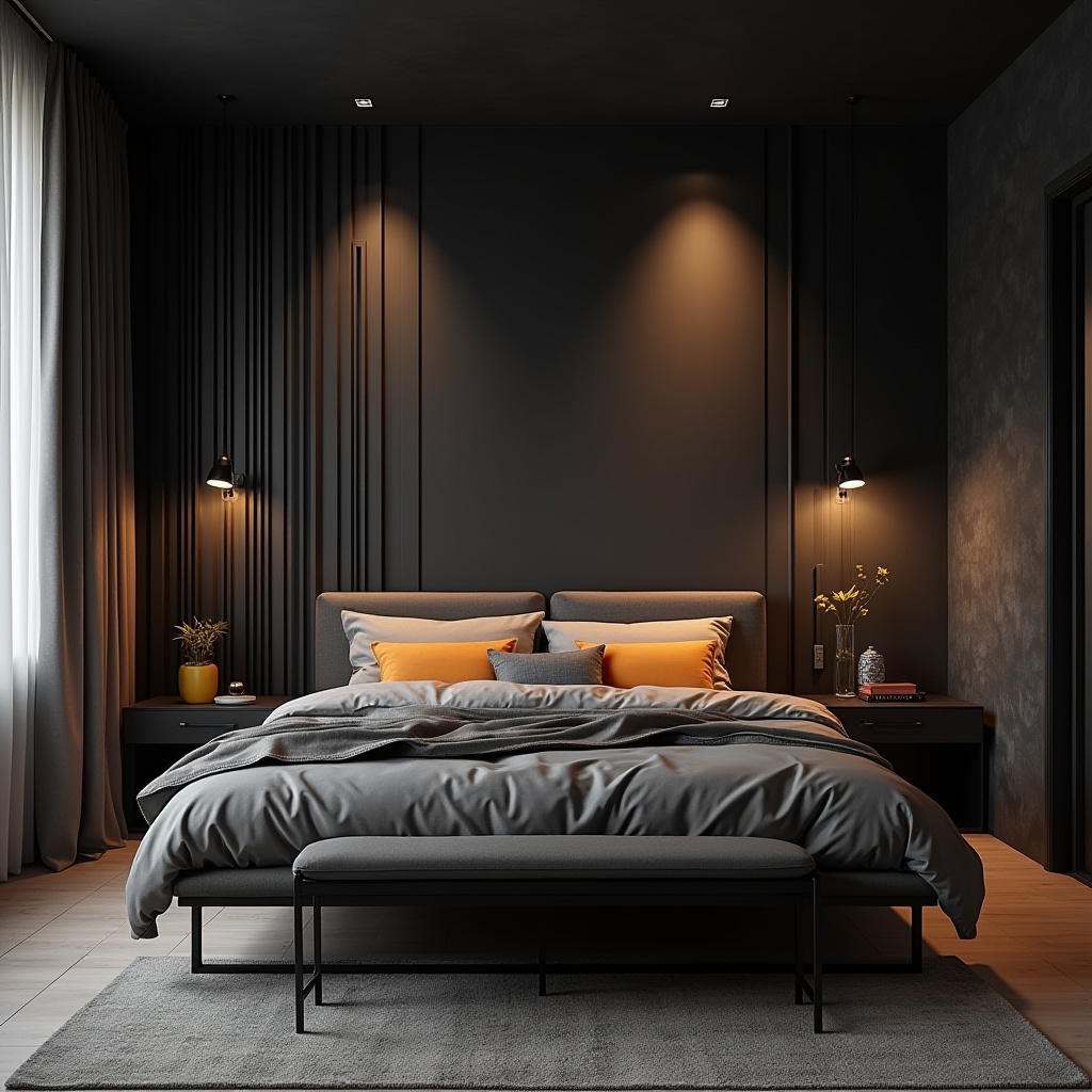 bedroom wallpaper accent walls 34