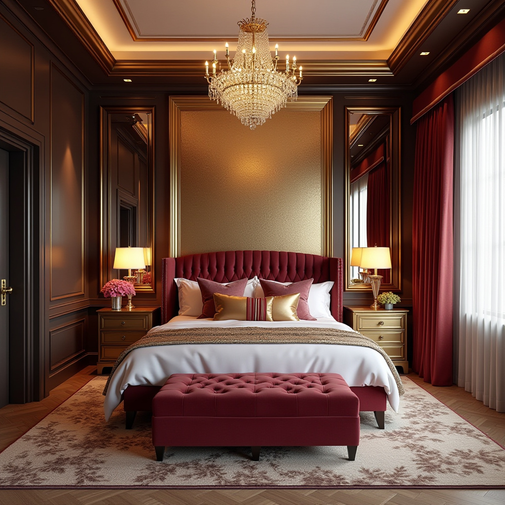 bedroom wallpaper accent walls 35