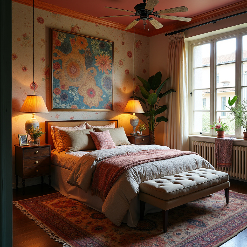 bedroom wallpaper accent walls 40