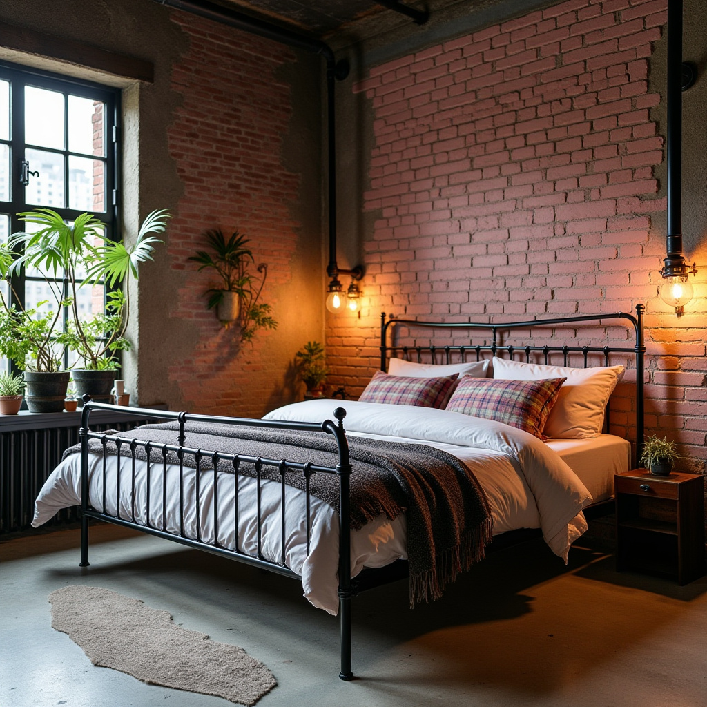 black and pink bedroom accent wall 9