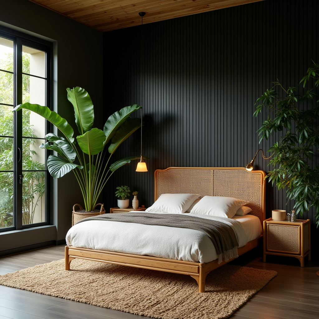 black wood bedroom accent wall 22