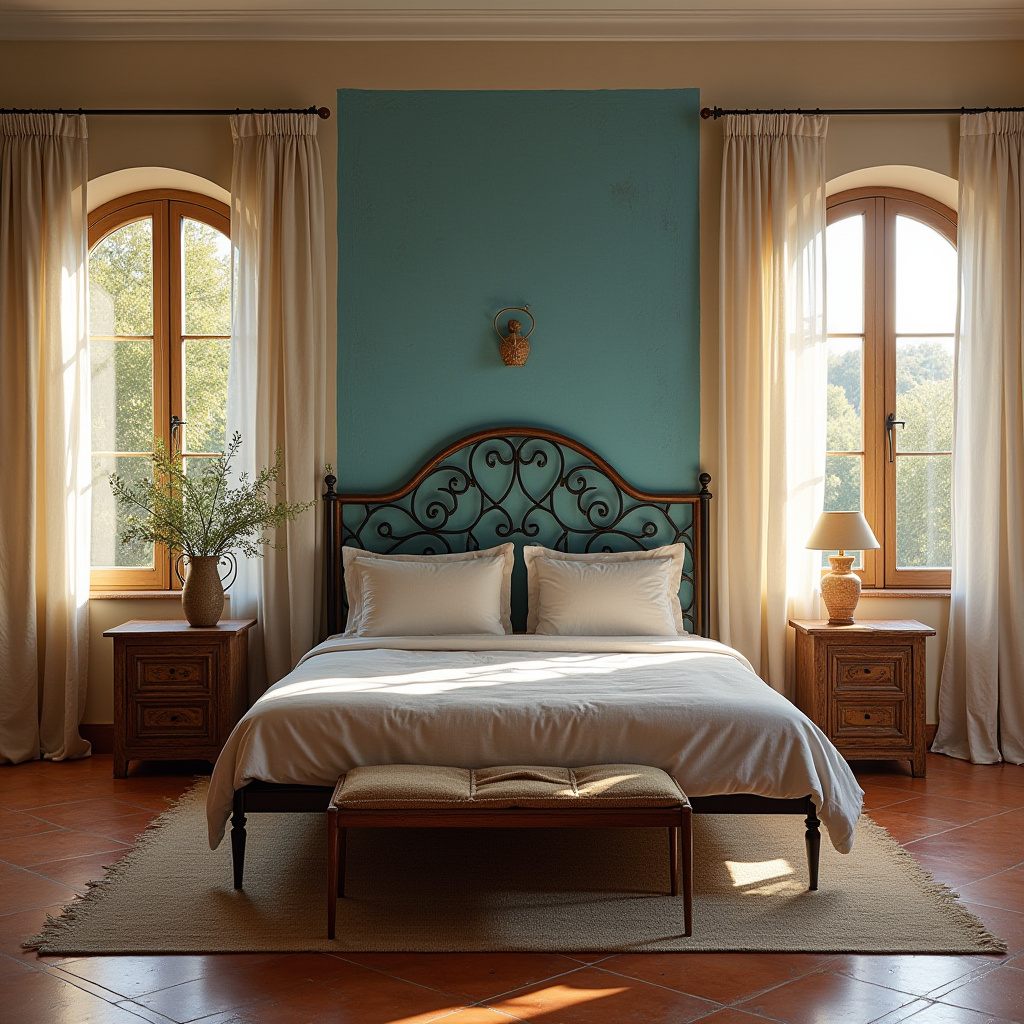 blue bedroom accent wall 19