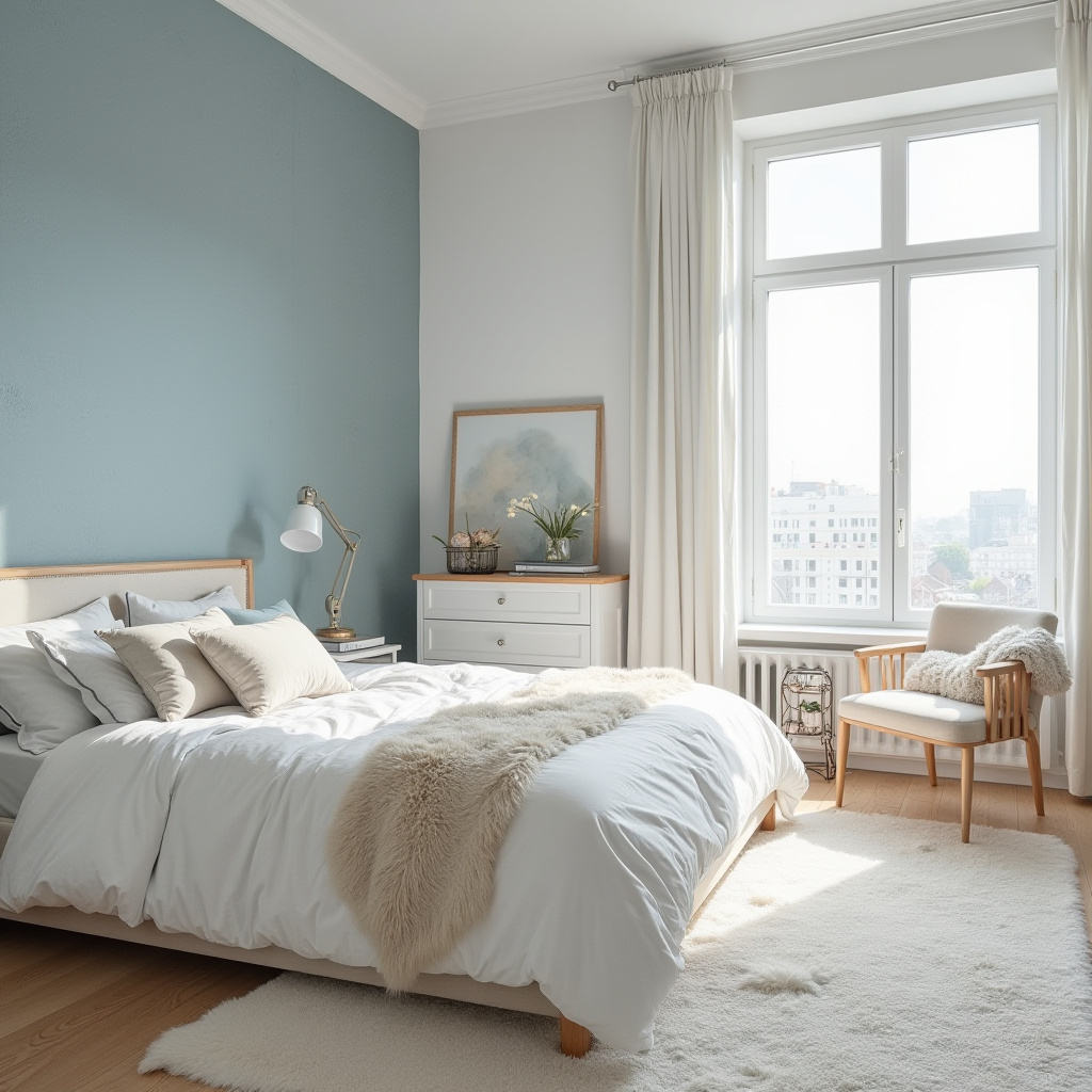 blue bedroom accent wall 29