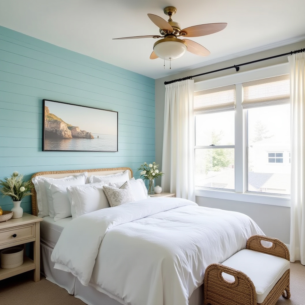 blue bedroom accent wall 38
