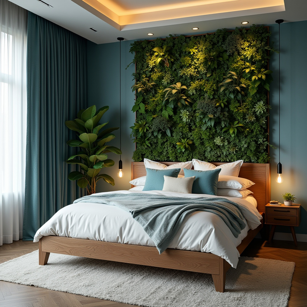 blue bedroom accent wall 6