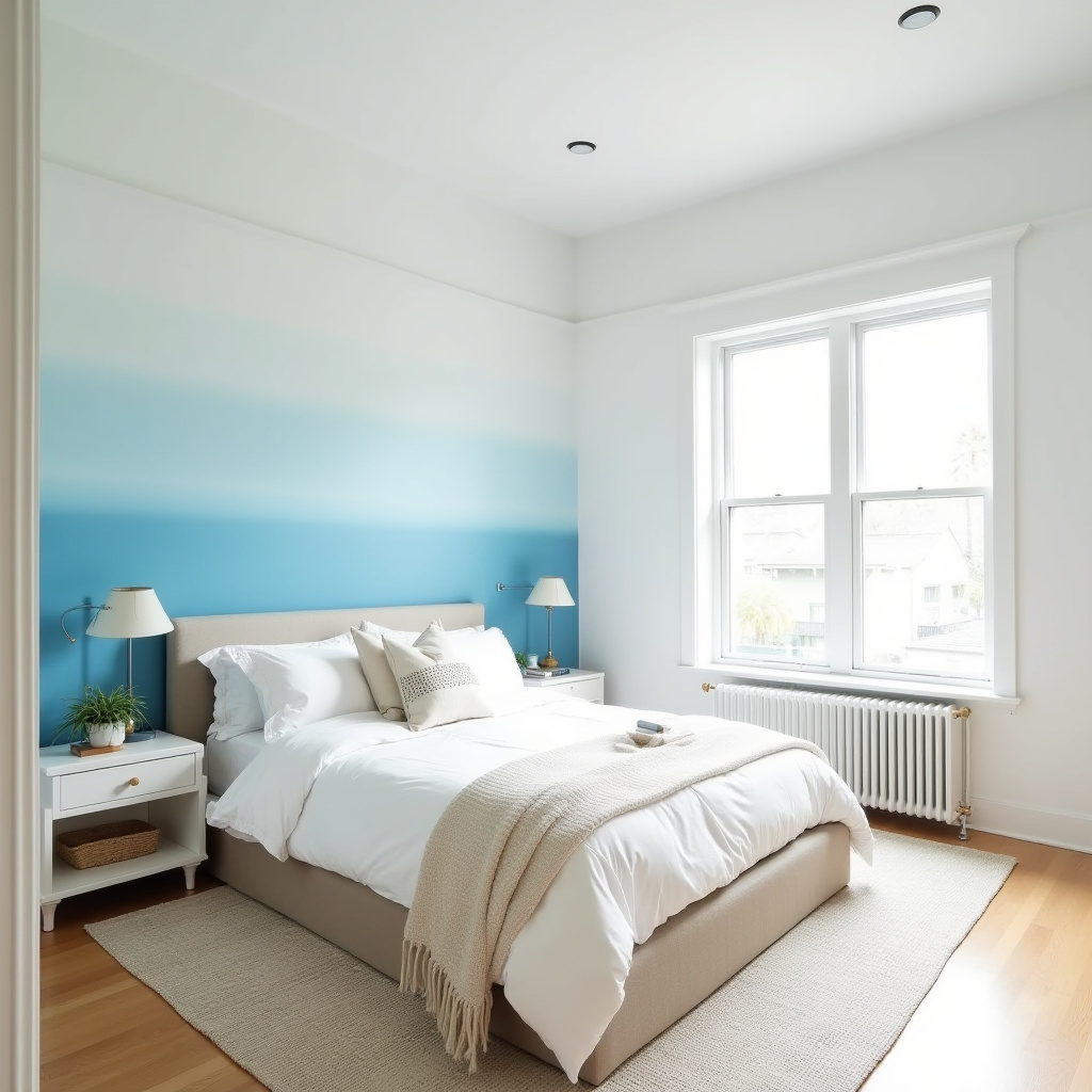 blue bedroom accent wall 7