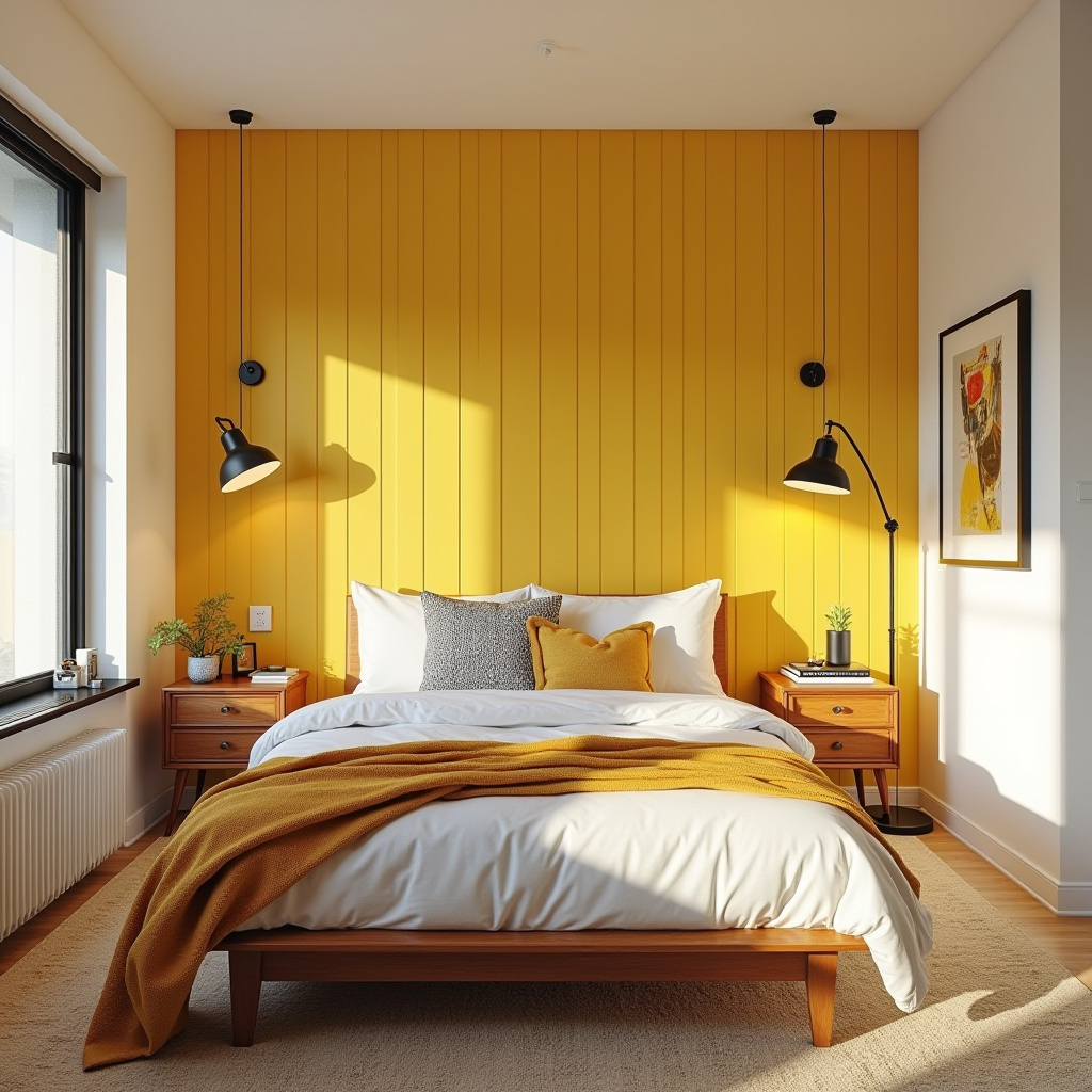 board and batten bedroom accent wall 16