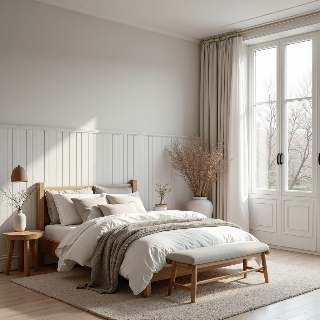 board and batten bedroom accent wall 18