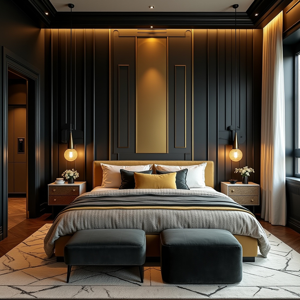 board and batten bedroom accent wall 25