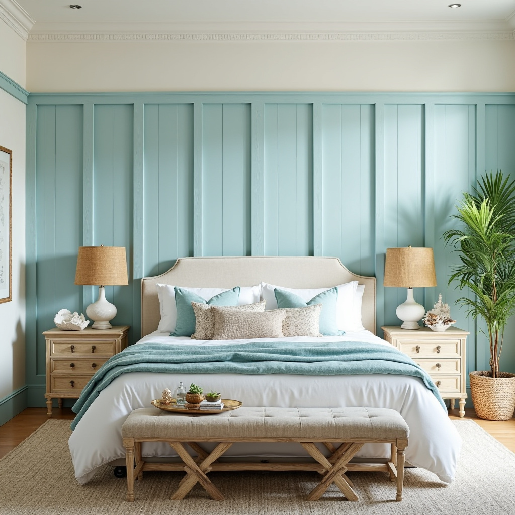 board and batten bedroom accent wall 31