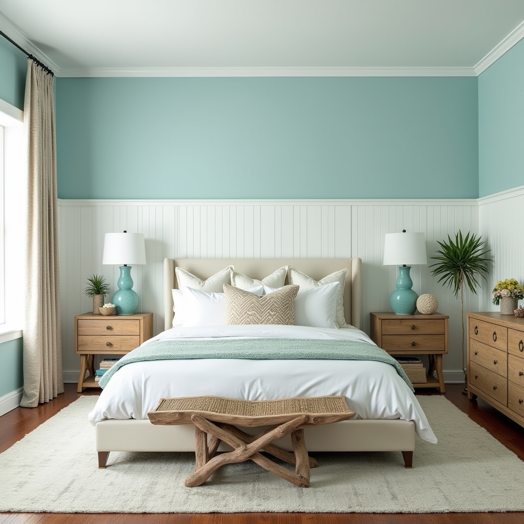 board and batten bedroom accent wall 32