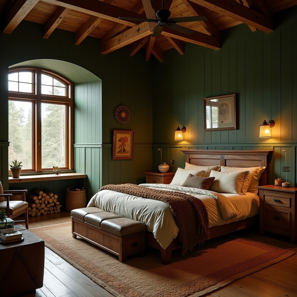 board and batten bedroom accent wall 34