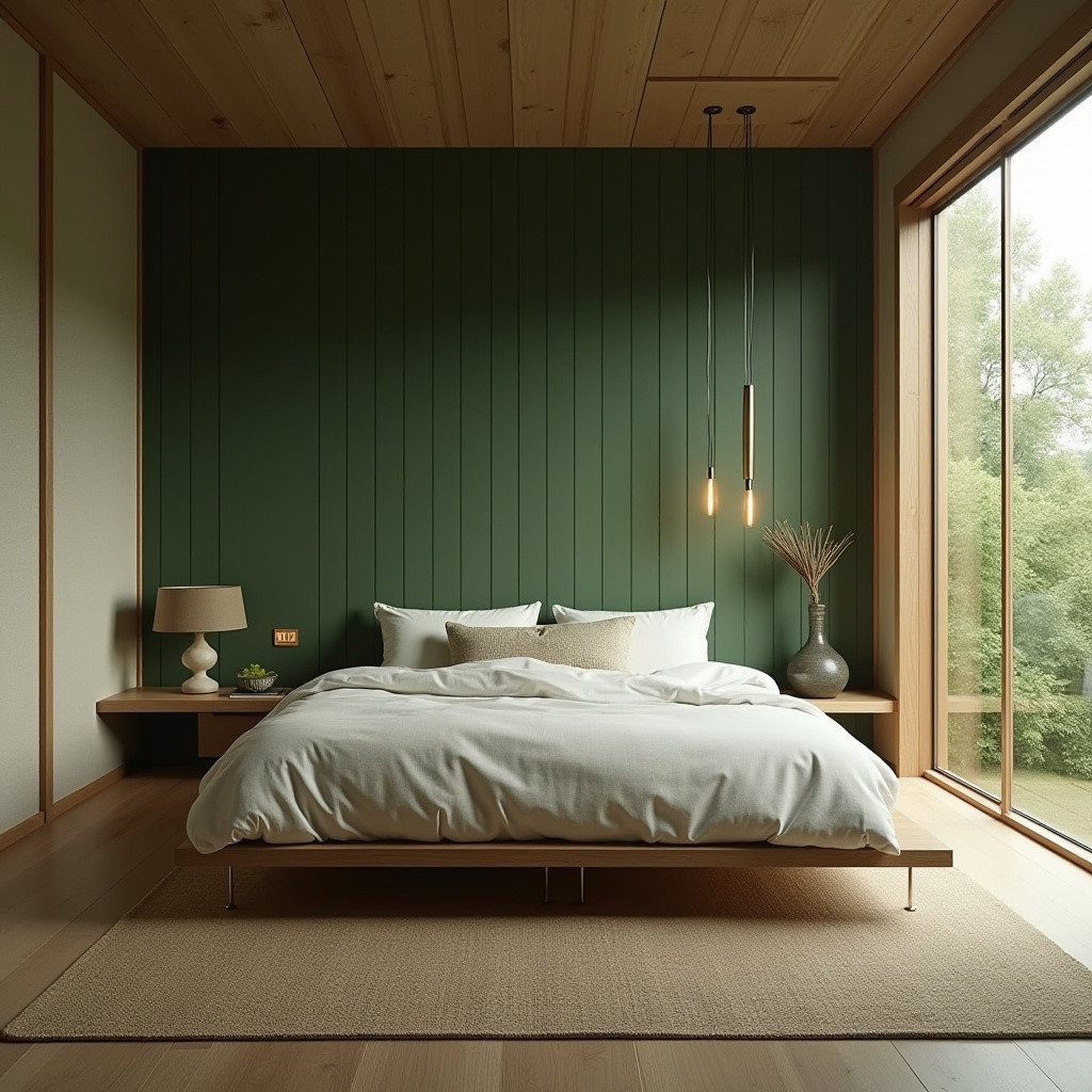board and batten bedroom accent wall 39