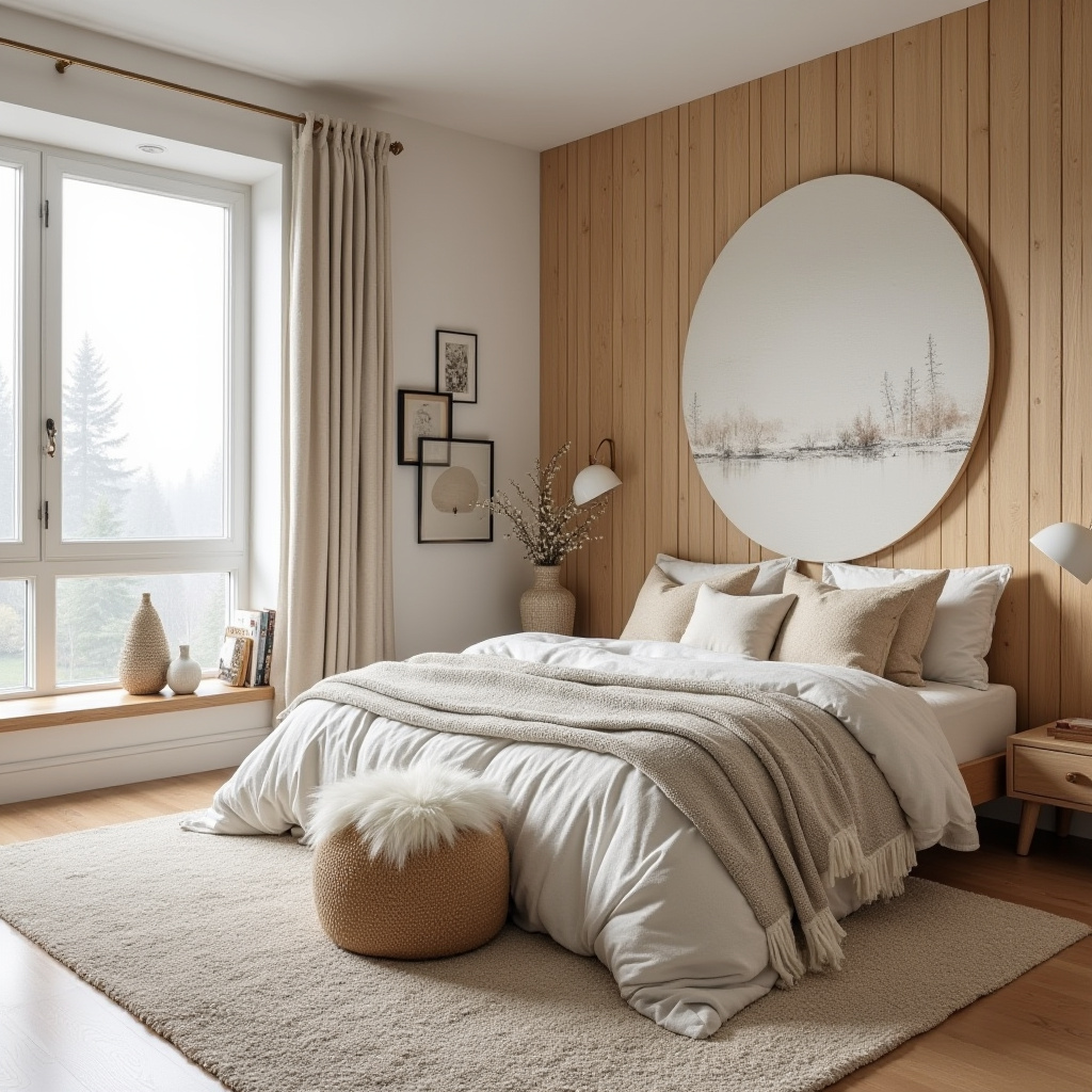 boho bedroom accent wall 13