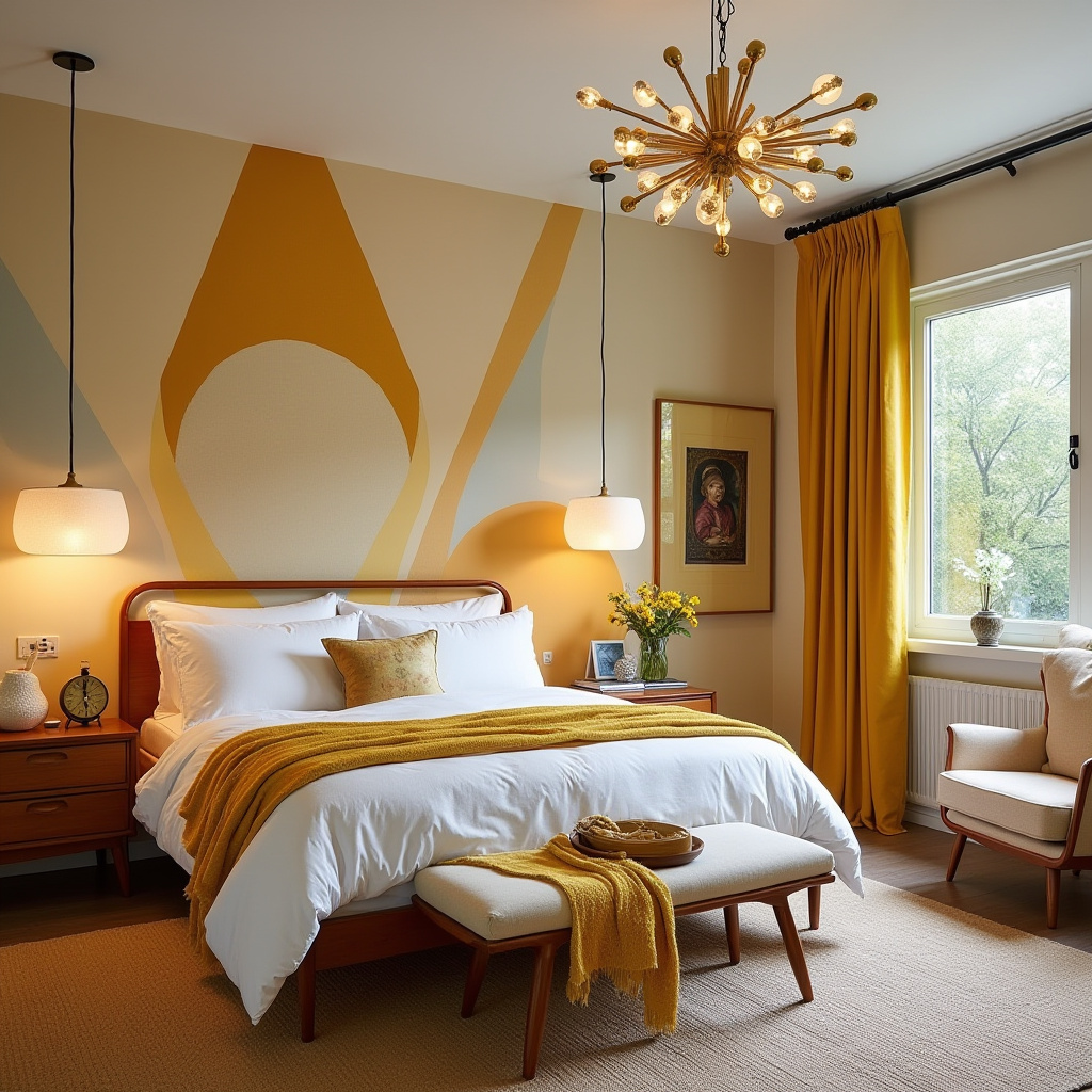boho bedroom accent wall 24