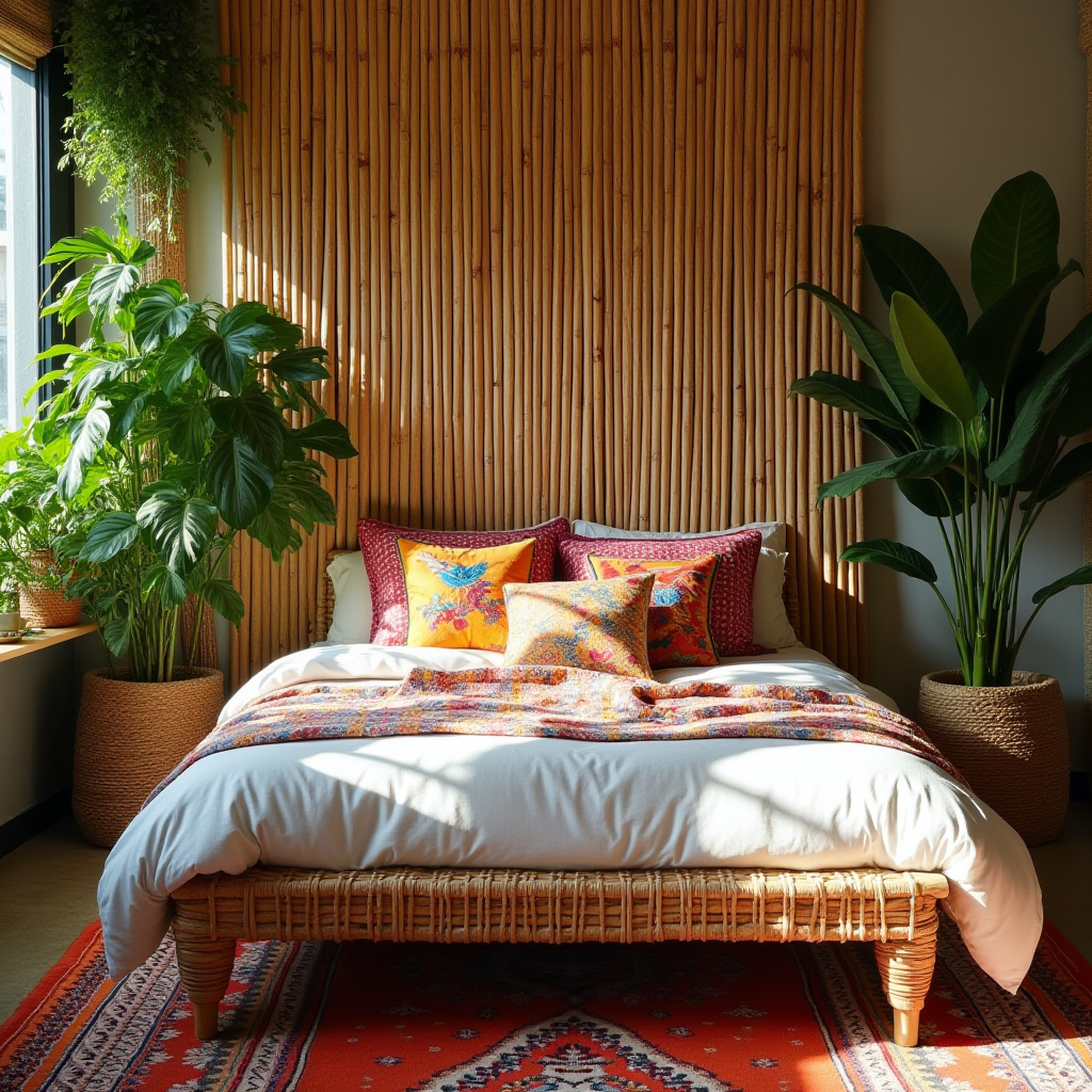 boho bedroom accent wall 5