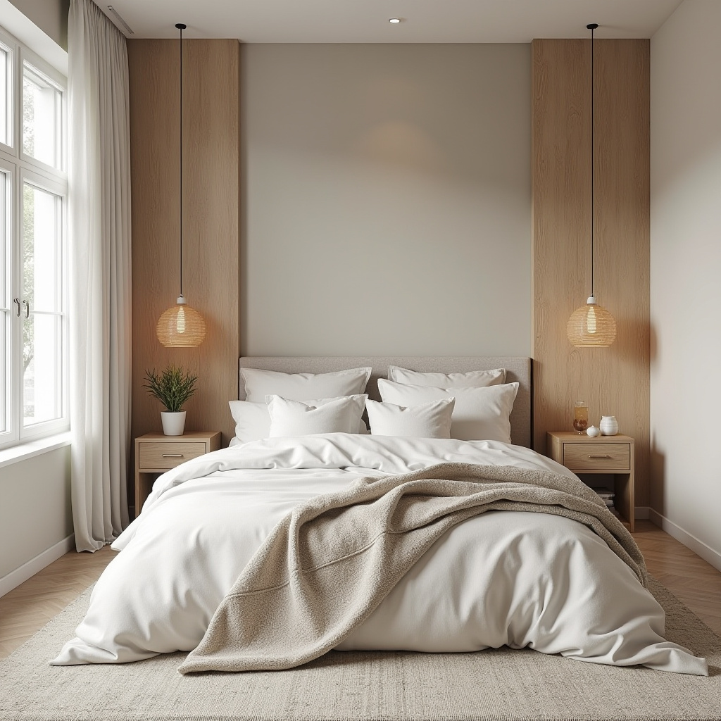 boho bedroom accent wall ideas 16