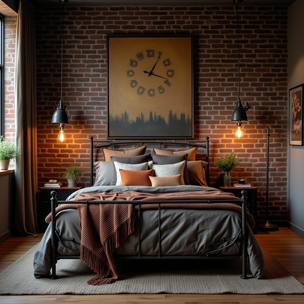 boho bedroom accent wall ideas 17