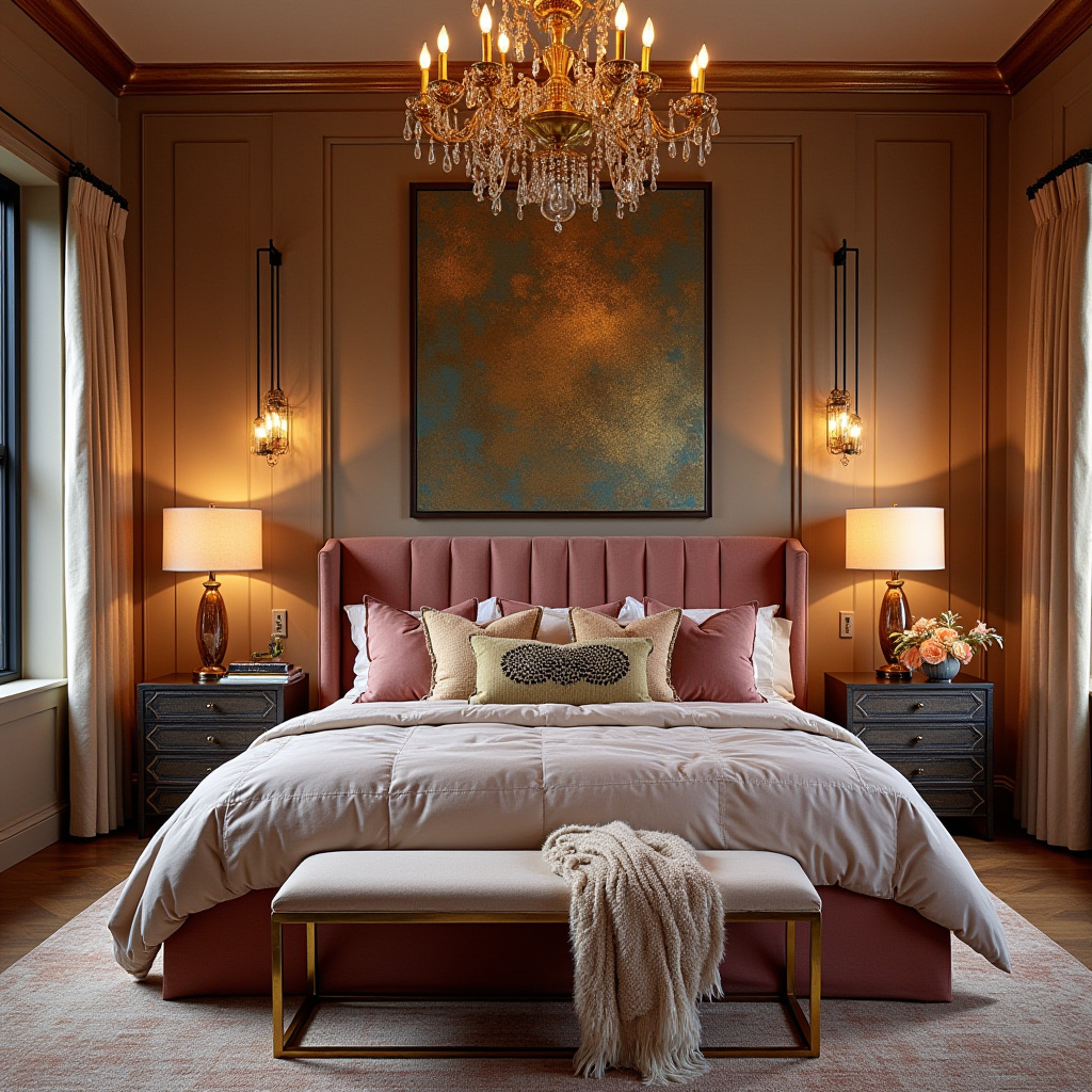 boho wallpaper bedroom accent wall 24