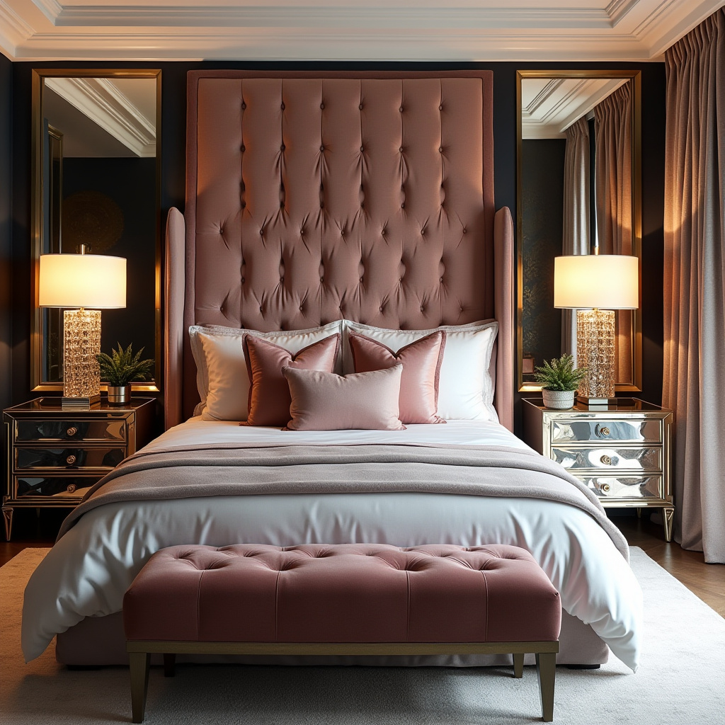 chic modern bedroom details 26