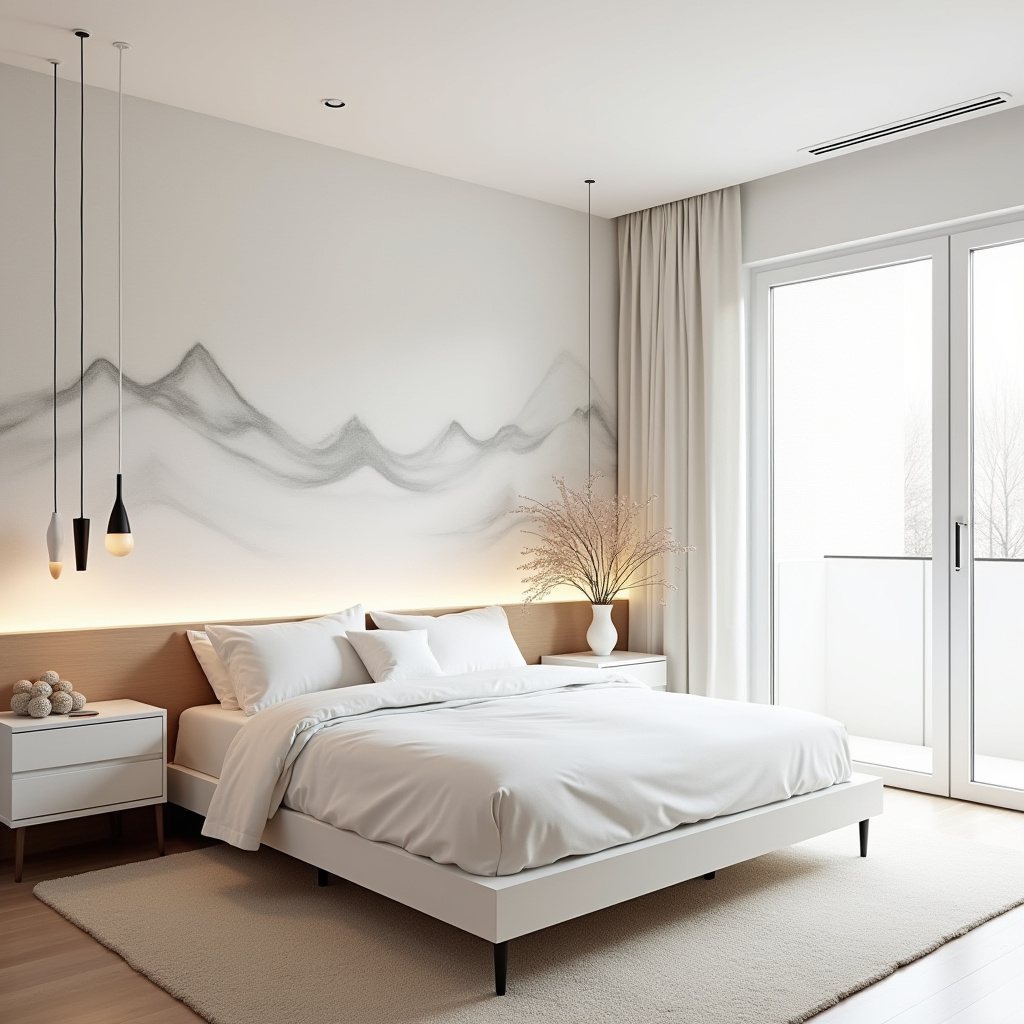 coastal bedroom accent wall wallpaper 12