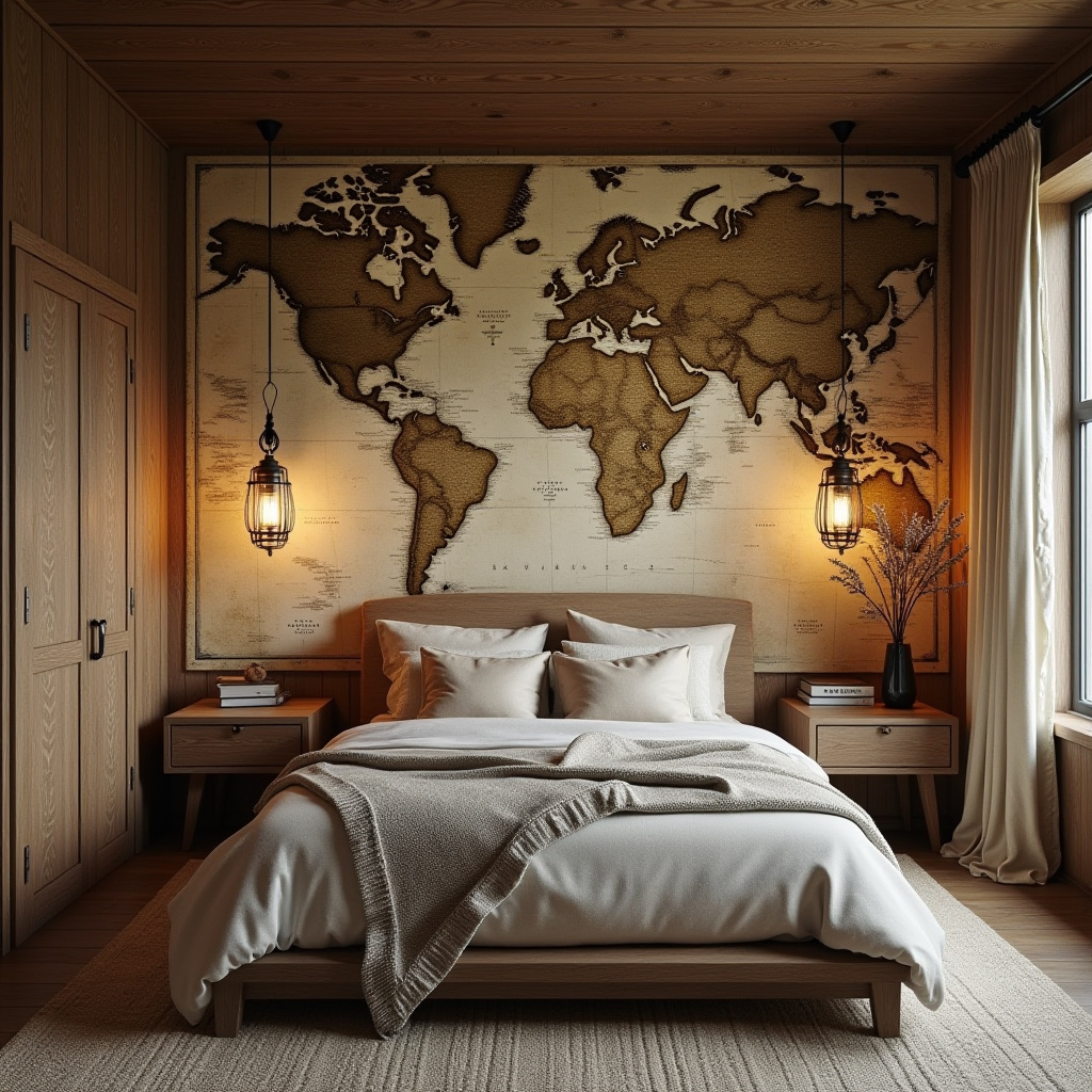 coastal bedroom accent wall wallpaper 16