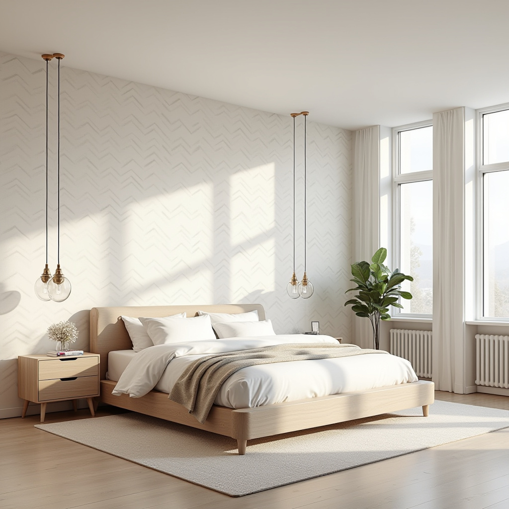 coastal bedroom accent wall wallpaper 30