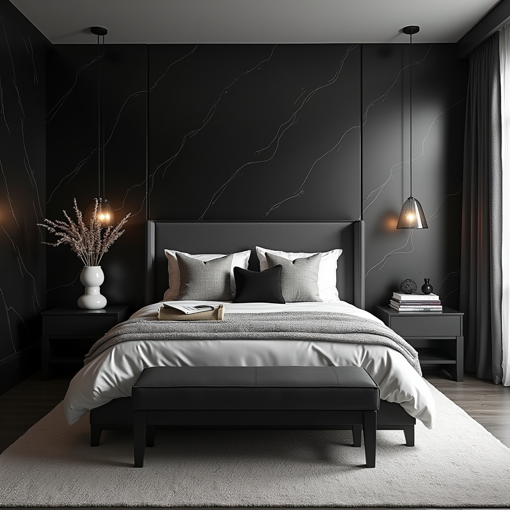 coastal bedroom accent wall wallpaper 35