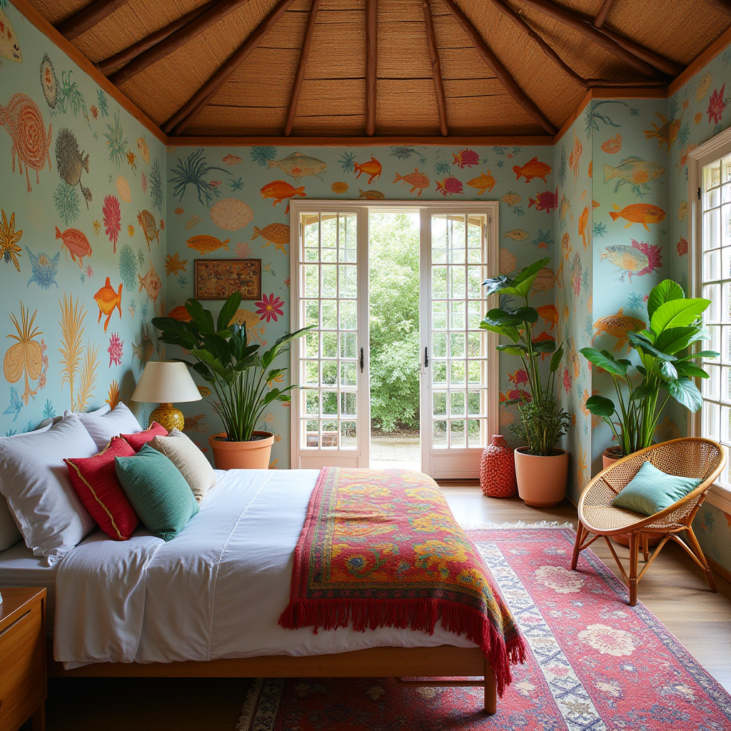 coastal bedroom accent wall wallpaper 38