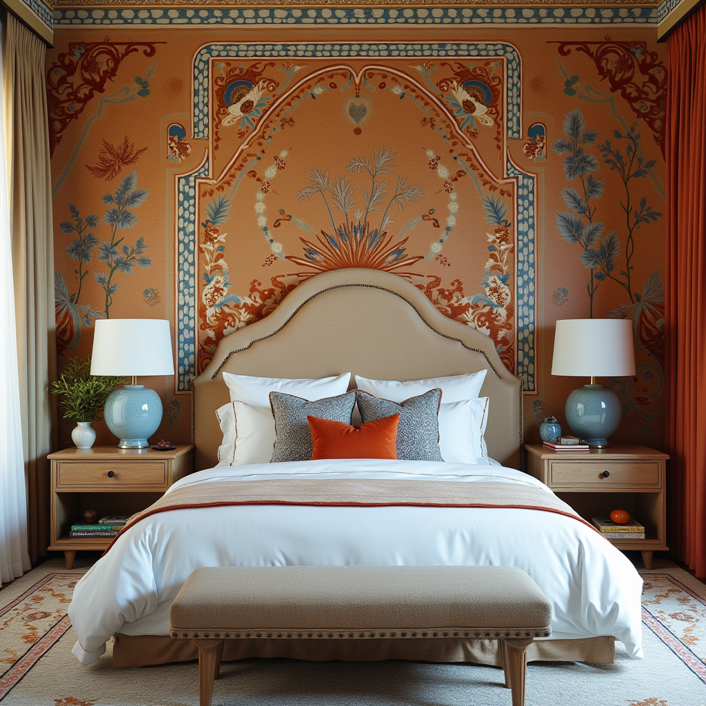 coastal bedroom accent wall wallpaper 39