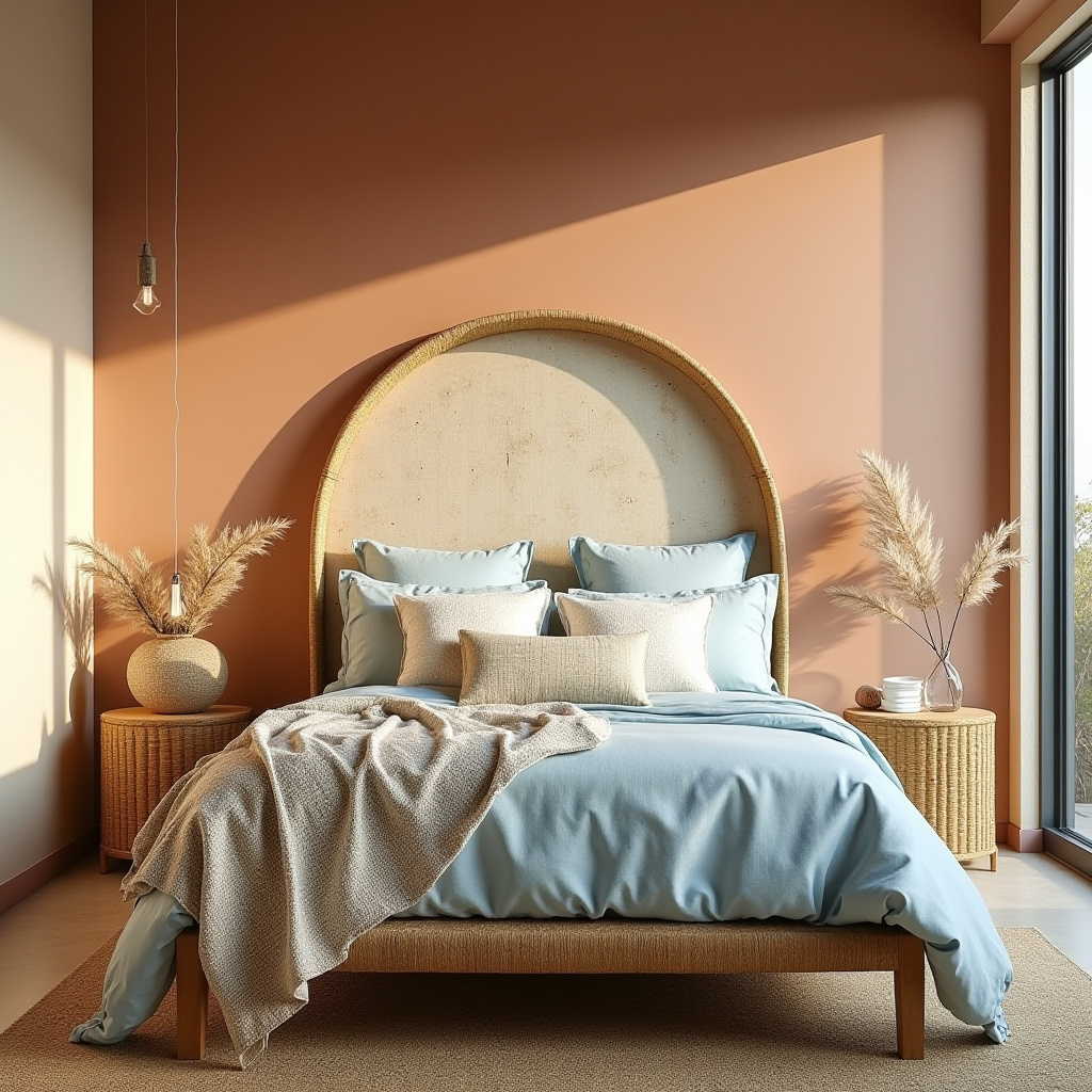 coastal bedroom accent wall wallpaper 4