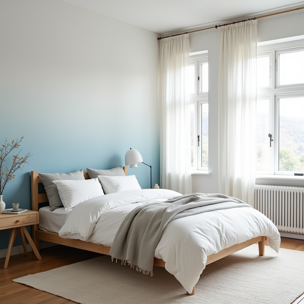 coastal bedroom accent wall wallpaper 5