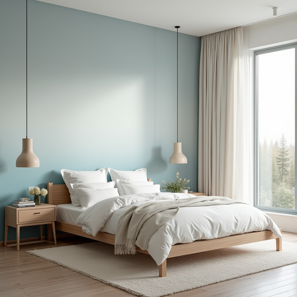 coastal bedroom accent wall wallpaper 6