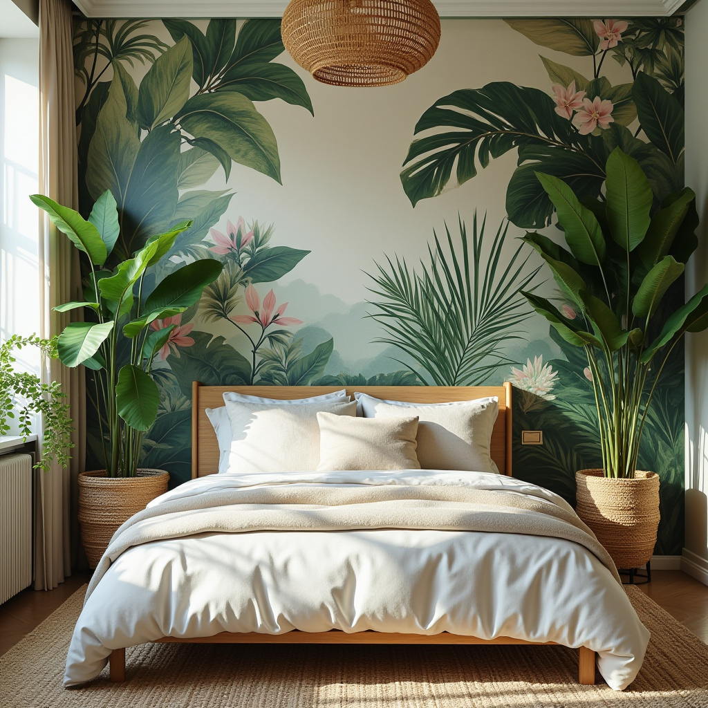 coastal bedroom accent wall wallpaper 7