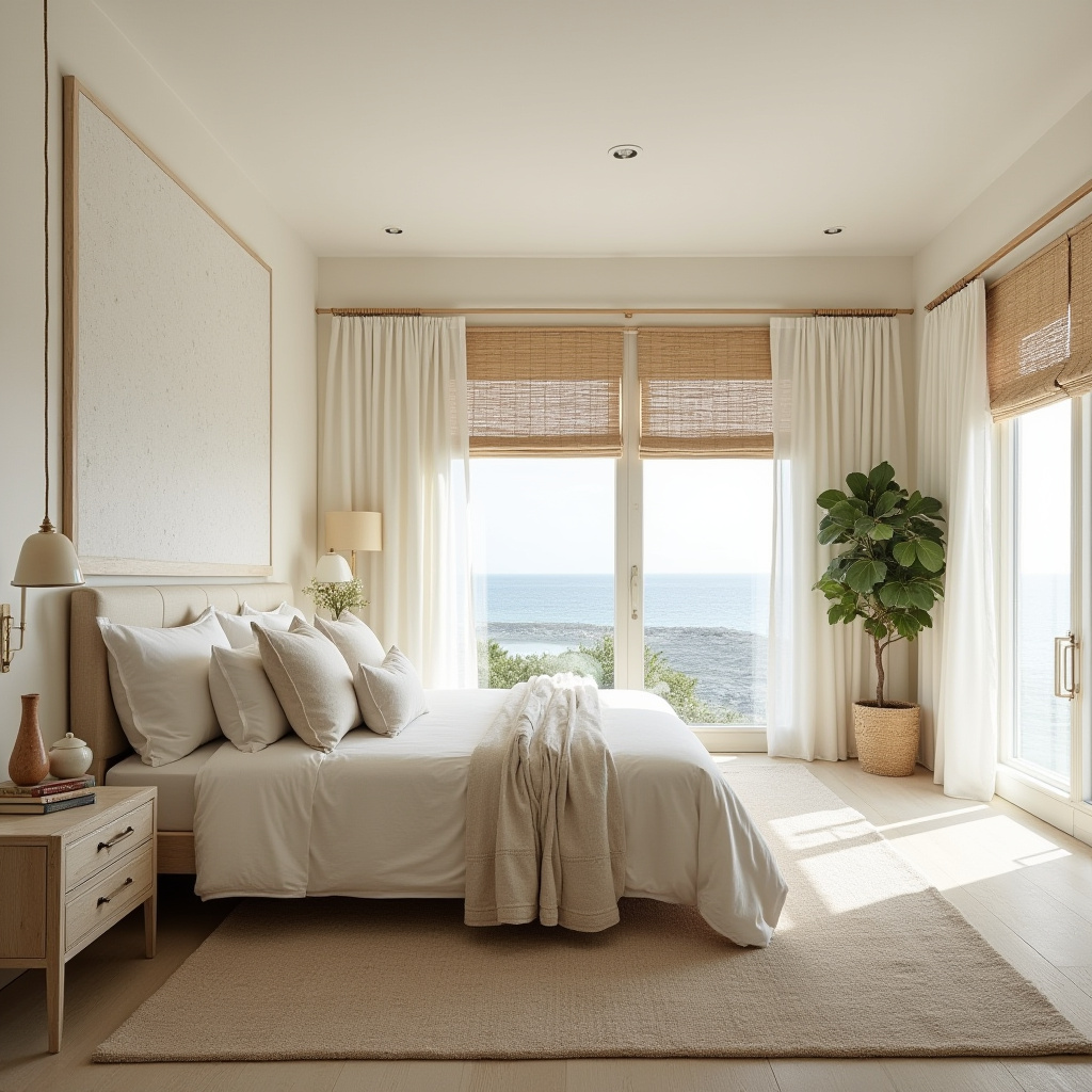 cream bedroom accent wall 12