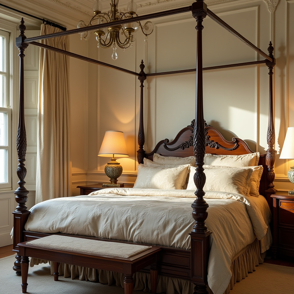 cream bedroom accent wall 29
