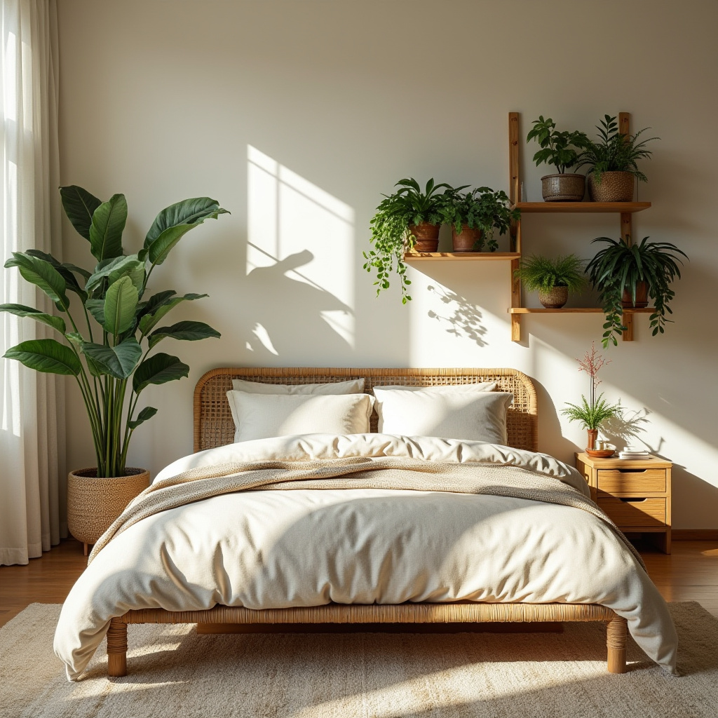 cream bedroom accent wall 5