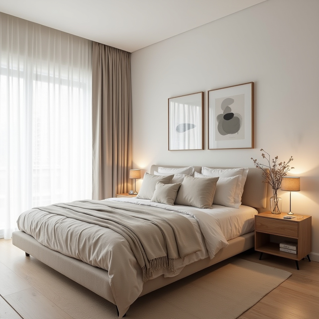 curated modern bedroom accessories 1