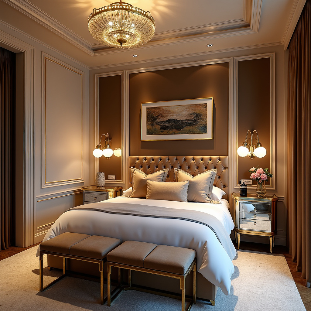 elegant luxury small bedroom ideas 12