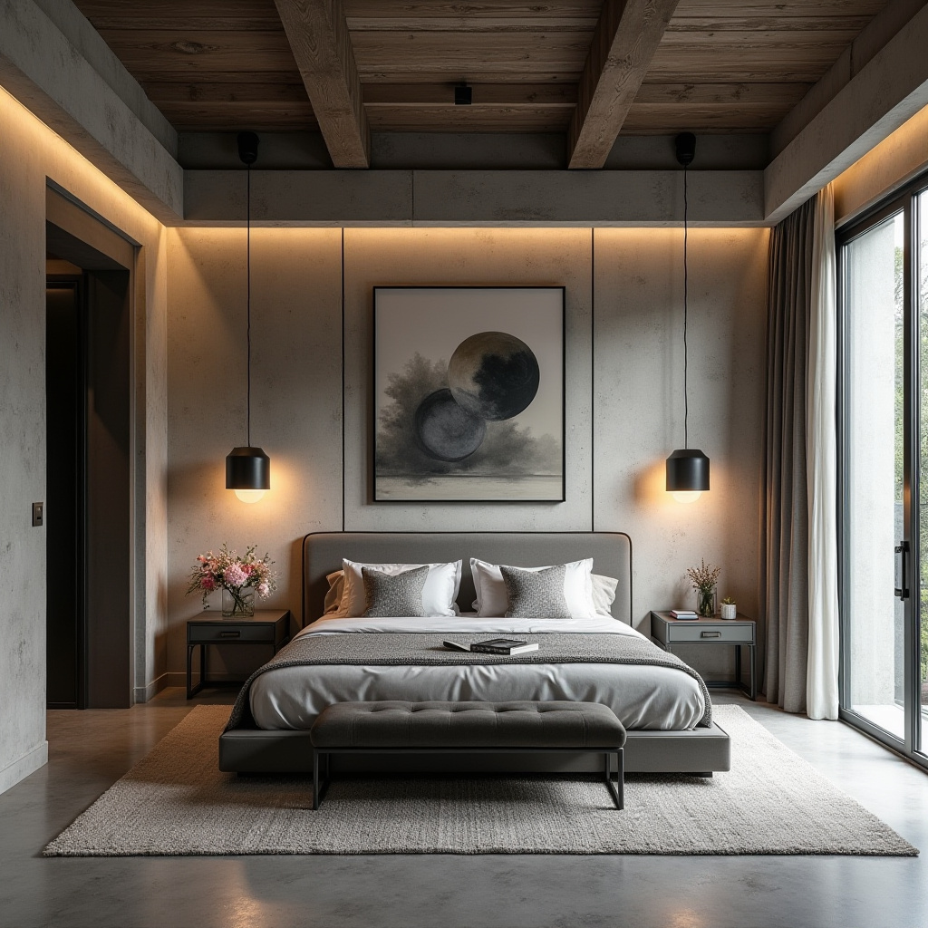 guest bedroom accent wall 39