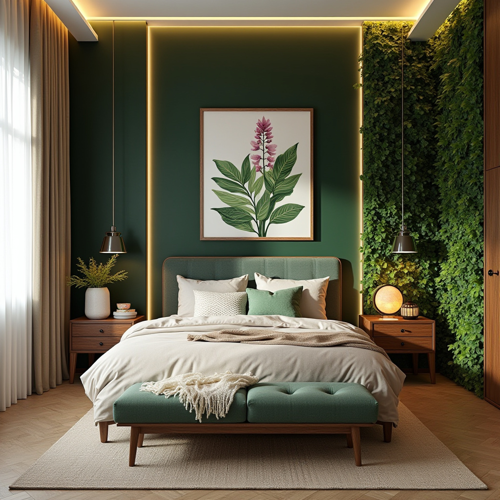 guest bedroom accent wall 6