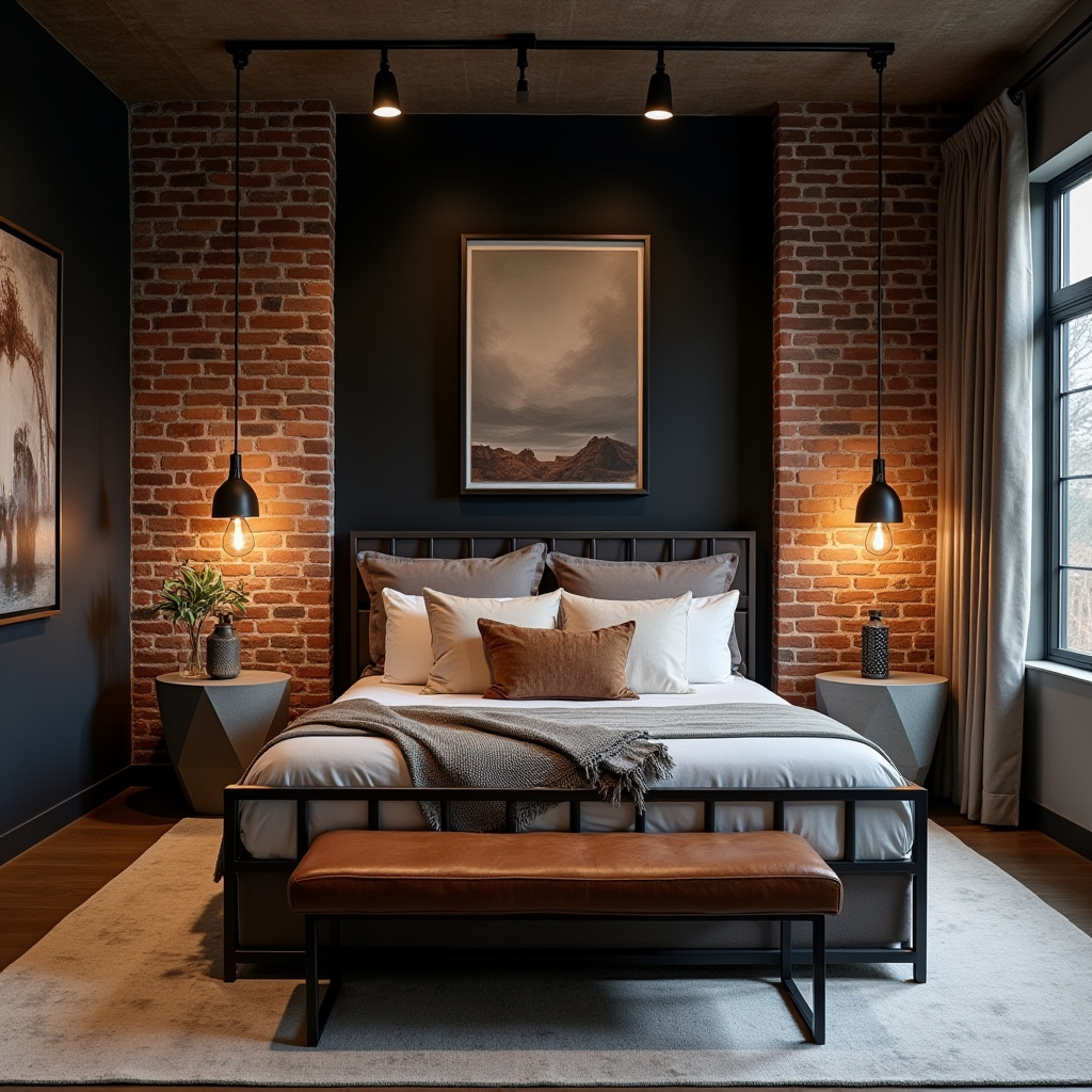guest bedroom accent wall 7