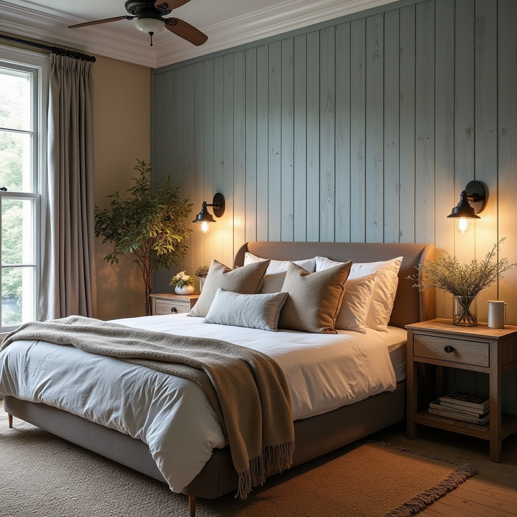 light blue bedroom accent wall 21