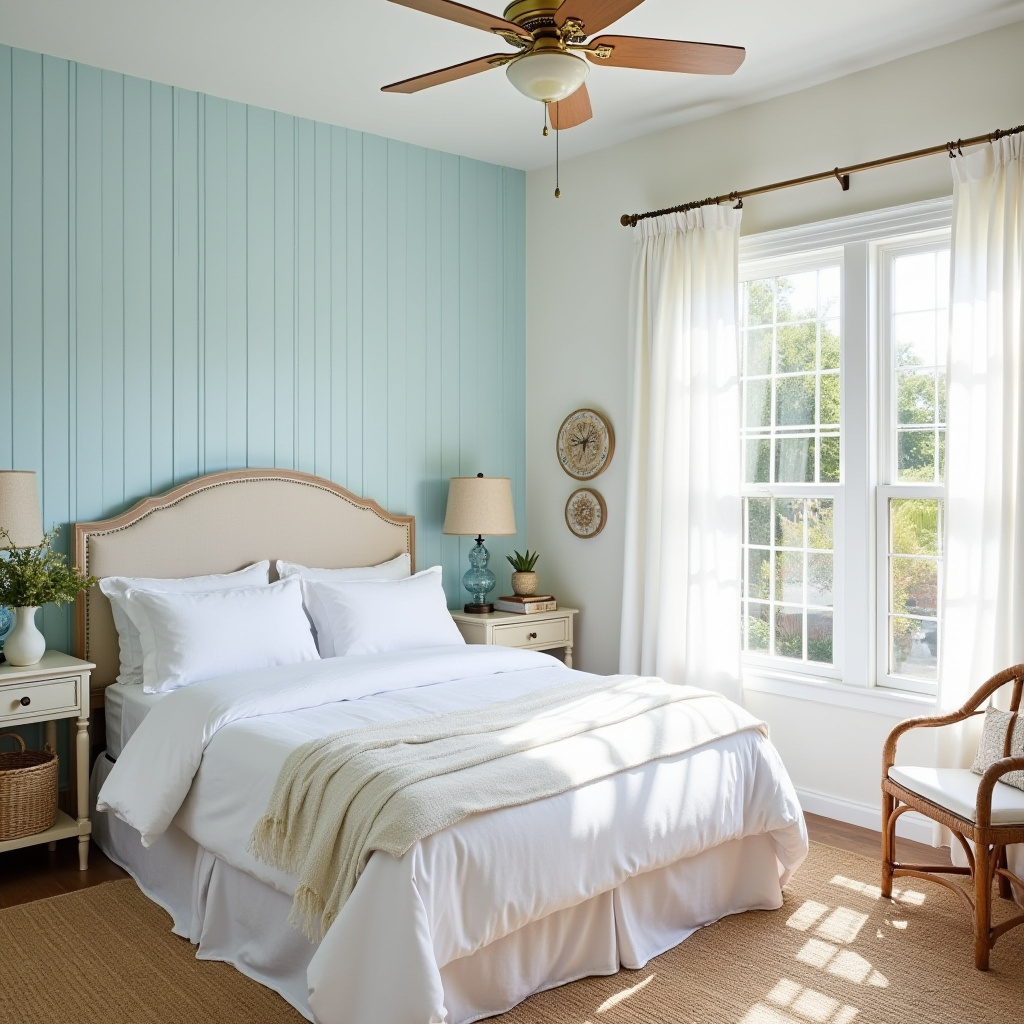 light blue bedroom accent wall 6