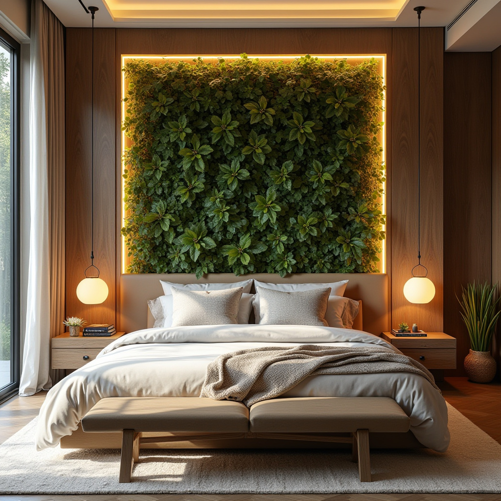 luxury bedroom LED panel design 13