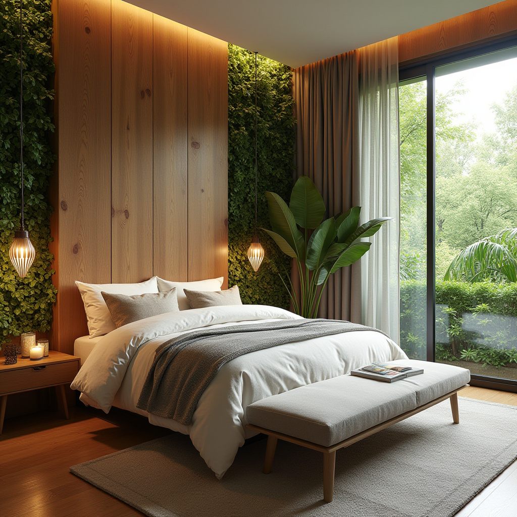 luxury bedroom LED panel design 14