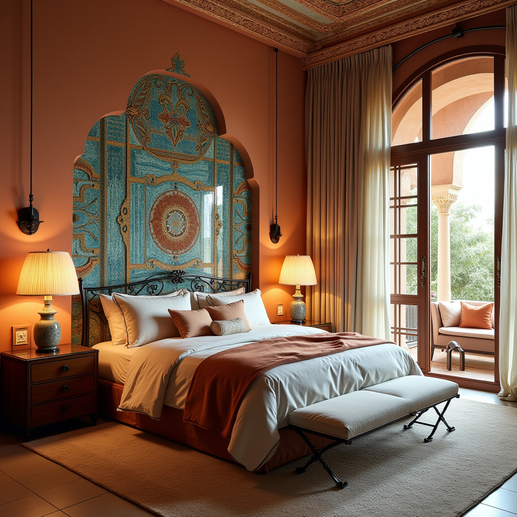 luxury bedroom LED panel design 16