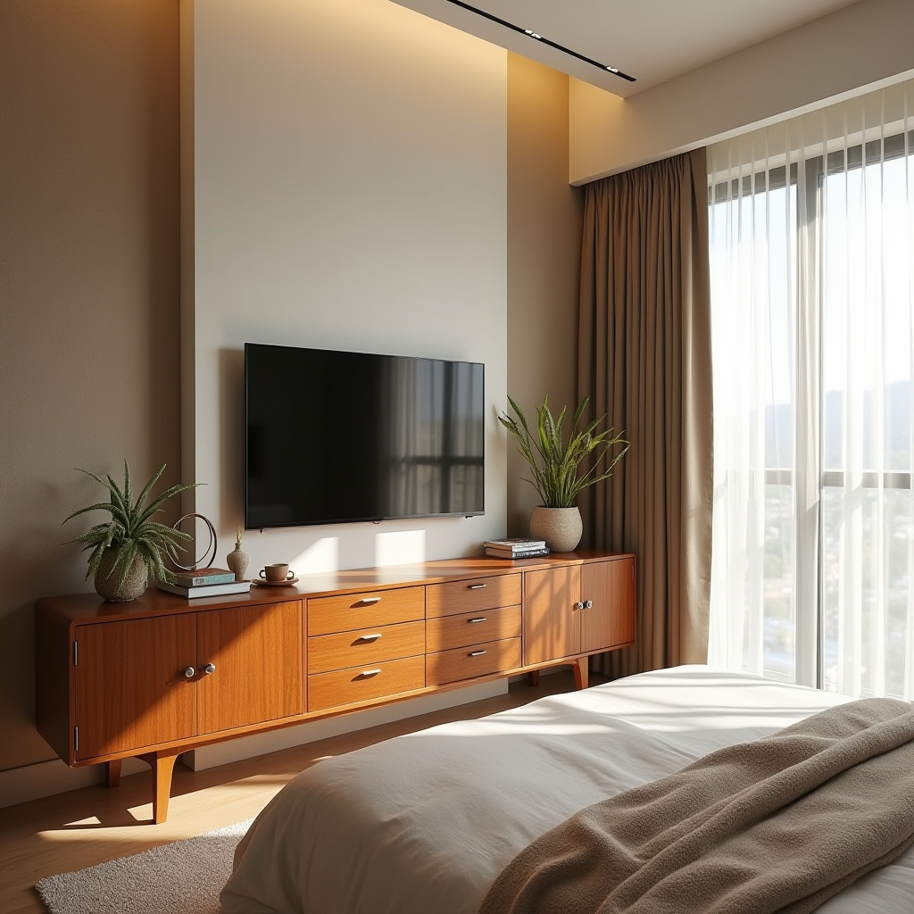luxury bedroom TV cabinet design 13