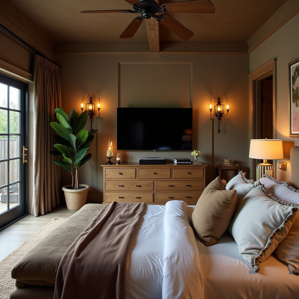 luxury bedroom TV cabinet design 23